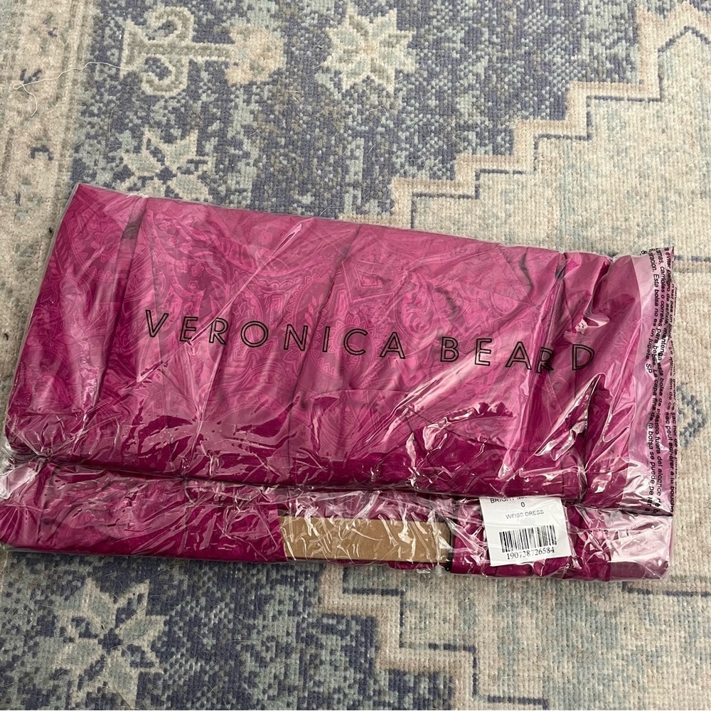 Veronica Beard Weiss Maxi Dress in Bright Magenta - Picture 7 of 8